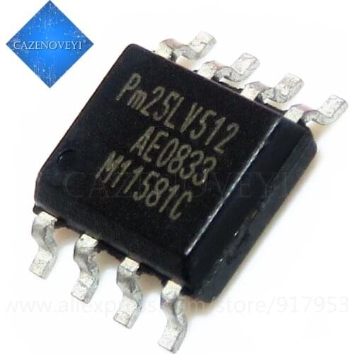 10pcs/lot PM25LV512A-100SCE PM25LV512 SOP-8 In Stock