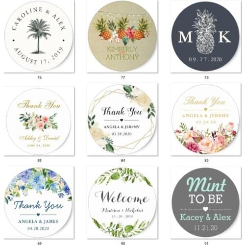 100 Pieces, 3-7CM,personalized wedding labels,custom wed sticker,person sticker,wed label ,parti decor,wed parti