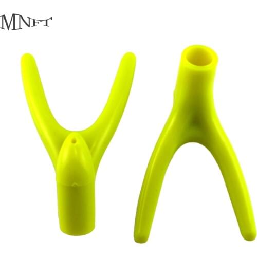 MNFT 5Pcs Pole Bracket Heads Thread V Shape Toply Fishing Plastic Rod Rest Holders