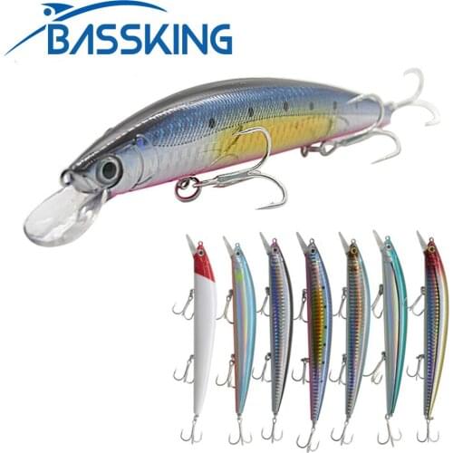 BASSKING Fishing Lure 147mm/22g 147mm/43g Minnow Bait Hard Fishing Lure Floating/sinking Jerkbait Wobbler Artificial Bait Tackle