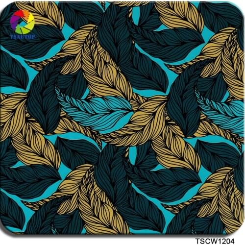 Free shipping 0.5mX2m/10m TSCW1204 water transfer printing film hydrographic film dipping film