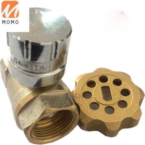 Lead free Brass Magnetic Lockable Valve with Key