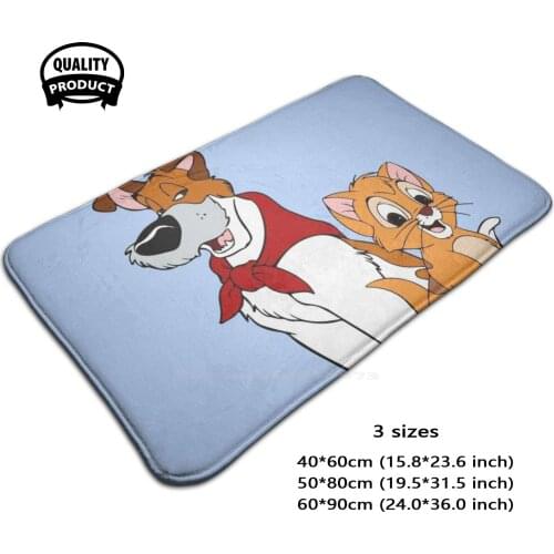 Oliver And R - Blue 3 Sizes Home Rug Room Carpet Oliver R Stray Dogs Tito Rita Fagin Gang Gang New York Animation Movie Retro
