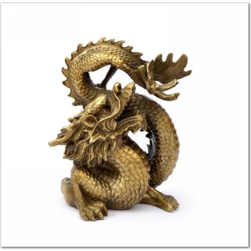 Good light brass dragon ball ornaments Zhaocai home furnishings to help business bigwigs Home Furnishing Wang Feng Shuiroom
