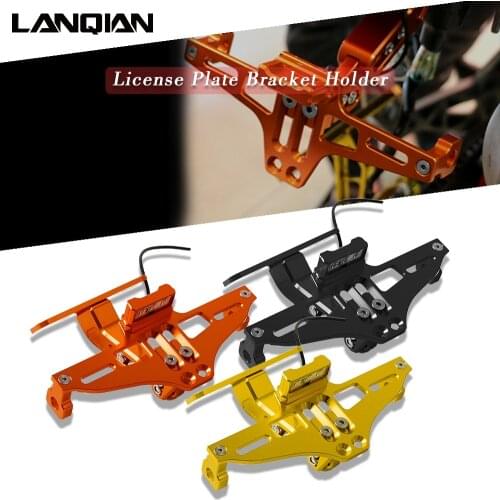 For Yamaha Motorcycle License Plate Bracket Holder XVS950 BOLTCSPEC XVS1300 TDM 900 850 XJ600 N S XJ600 XJ900 S DIVERSION MT01