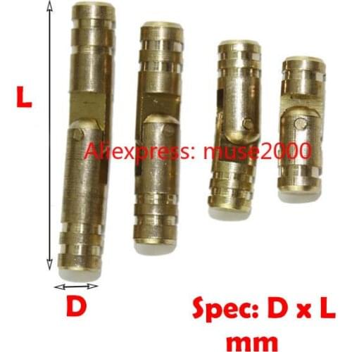 Brass round dia 4 5 mm Gift Box hinge hardware supportcupboard hinge door connector rotating cupboard cabinet Folding Bracket