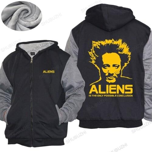 Mens winter cotton warm coat loose tops Ancient Aliens Giorgio Tsoukalos Mens thick hoody unisex hoodie women Fleece hoody