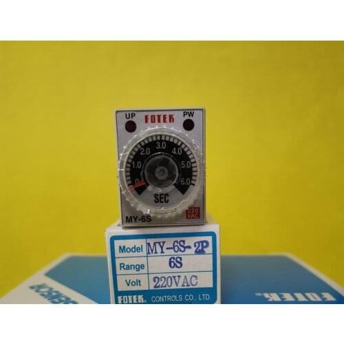 MY-6S-2P-220V brand new original imported Taiwan FOTEK timer