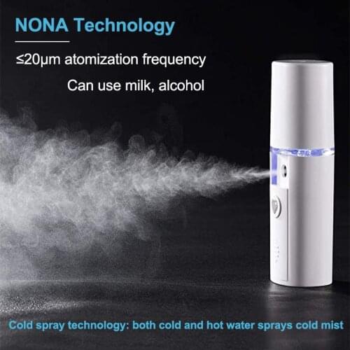 Souffle Nano USB Portable Mist Face Sprayer Mini Cool Electric With Facial Steamer Water Beauty