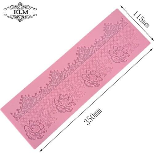 Food Grade Flower Silicone Lace Fondant Sugar Molds