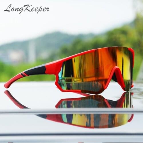 Polarized Sport Sunglasses Men Oversized Sun Glasses Outdoor Sports Goggles Motorcycle Fishing Driving Male Vintage Retro Oculos
