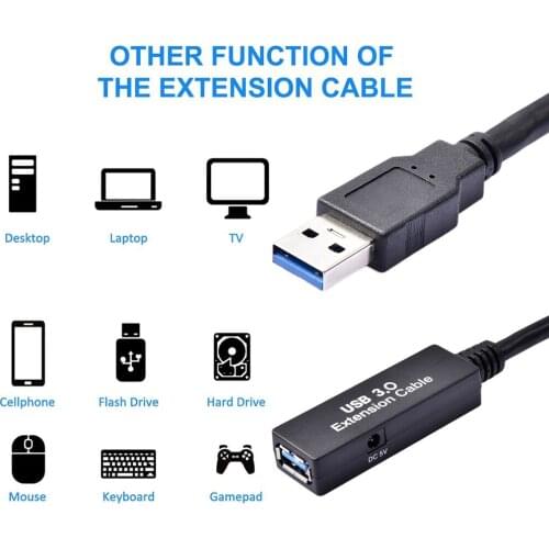 USB Stable Data Cable A To C USB Stable Data Headset Extension Cable Line For Oculus Quest Link Steam VR Glasses Accessories