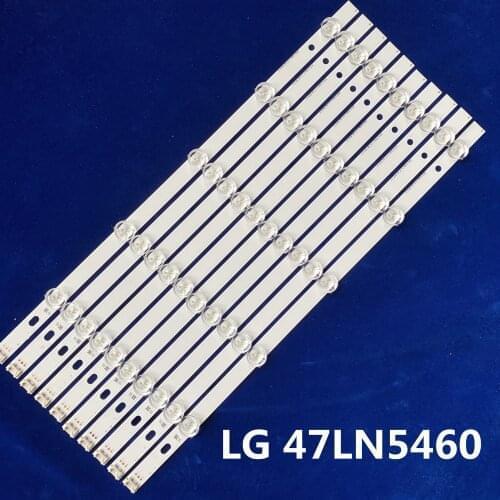 10PCS Led Backlight Strip B For LG 47LN5460 Innotek PLA2.0 47 inch 1led = 3v DRT 2.0 47