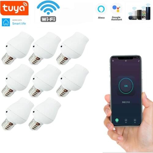 Led Lamp Bulb Base Conversion Holder Wireless Remote Control Zigbee/Wifi Switch Works In Alexa Google Home Switch Accessories