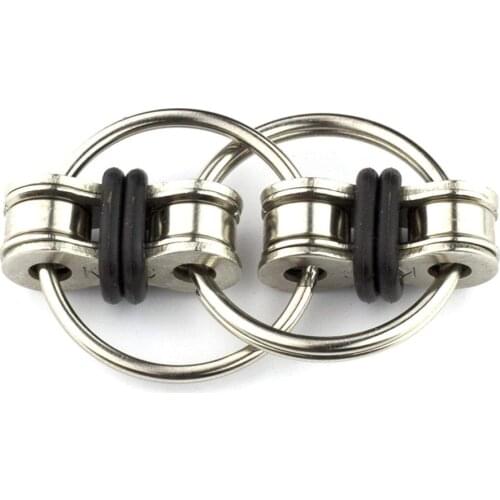 Chain Fidget Toy Bike Chain Iron Rings Stress Reducer for Adults Kids