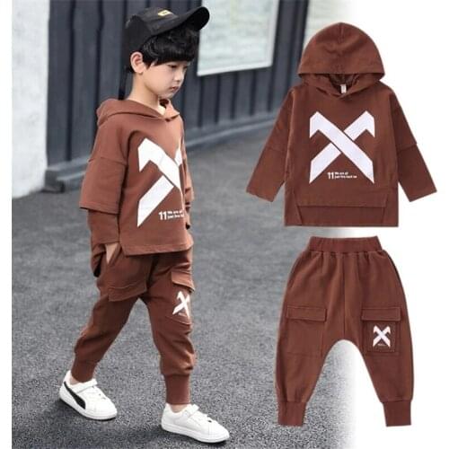 Spring Autumn Kids Boys Clothes Sets Fashion Long Sleeves Outwear Coats Pants Set Childrens Tracksuit Clothing Outfits Suits