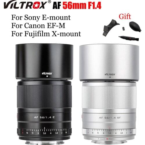 Viltrox 56mm F1.4 Auto Focus Prime Large Aperture APS-C Portrait Lens for Fujifilm X-Mount Sony E-mount Canon EF-M Camera Lens