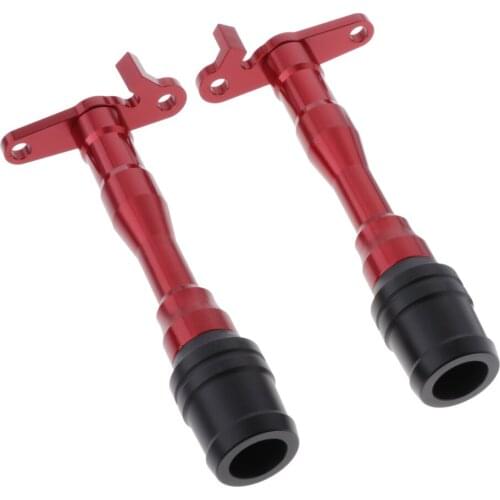 1 Pair Motorcycle Frame Slider Crash Pad Falling Protector Protection Replacement for Yamaha Yzf R15 V3 Red