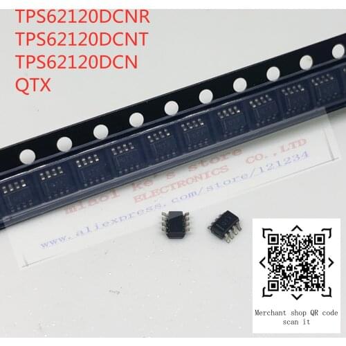 10pcs]100%New original: TPS62120DCNR TPS62120DCNT TPS62120DCN QTX - 15V 75mA 96% efficiency Step-Down Converter with DCS-Control
