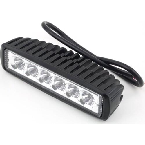 18W 6LED Light BAR FLOOD BEAM Work Driving OFF ROAD Snowmobile 4WD BOAT Exquisitely Designed Durable