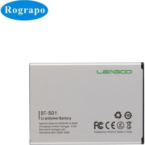 New 2200mAh Replacement Battery For LEAGOO Alfa 5 BT-501 BT501 Mobile Phone +track code