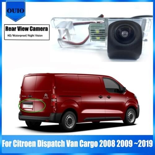 For Citroen Dispatch Van Cargo 2008 2009 ~ 2013 2014 2015 2016 2017 2018 2019 Car Rear View Reverse Back Up Parking Camera CCD