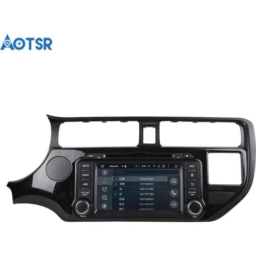 Aotsr Android 8.0 Car GPS Navigation Car Radio DVD Player Headunit for KIA RIO/K3 2012-2014 Multimedia Satnav radio recorder