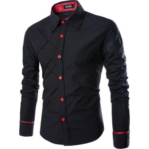 Мужские хлопковые рубашки CW China At AliExpress