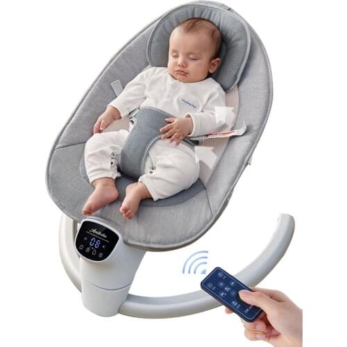 Baby Rocking Chair Baby Coaxing Artifact Baby Electric Rocking Bed Newborn Comfort Chair Child Sleeping Cradle Remote Control