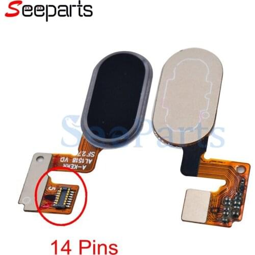 For Meizu M3 Note Button Fingerprint Flex Cable Ribbon Replacement Parts M3 Note Home Button Identification Sensor Flex
