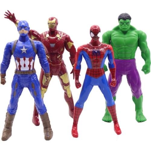 Marvel Avengers 4 Endgame 17cm Super Hero Dolls Hulk Iron Man Captain America Thor Wolverine Action Figure Toys Kids Gift