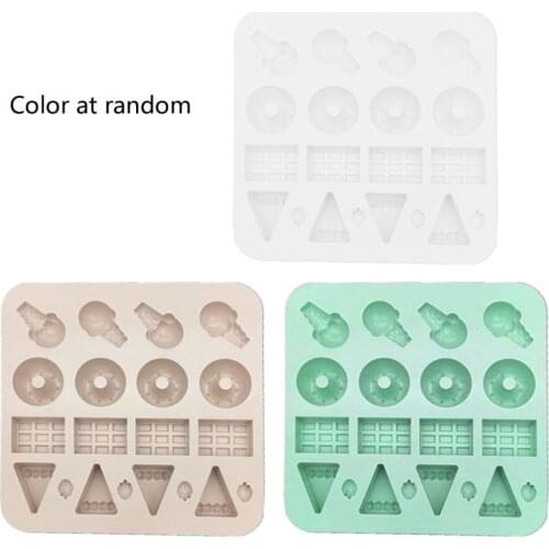 Simulated Food Doughnut Mold Resin Casting Pendant Earrings DIY Jewelry Tools