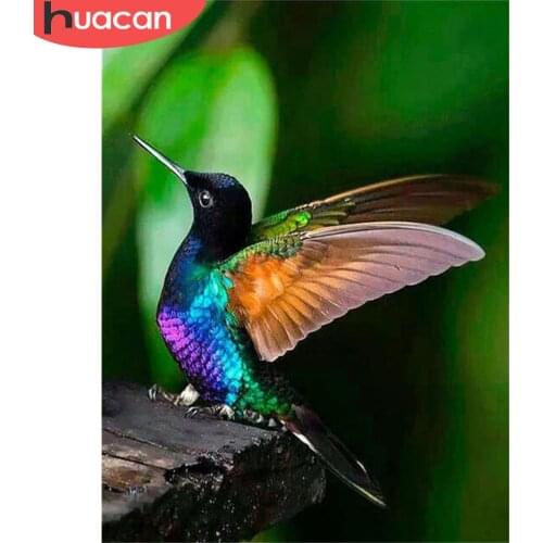 HUACAN 5D DIY Full Drill Diamond Painting Bird Picture Of Rhinestone Diamond Embroidery Animal Cross Stitch Handmade Gift