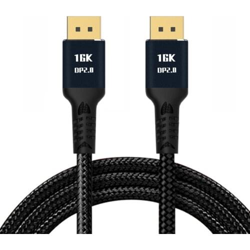 Xiwai DisplayPort 2.0 DP to DP Cable 16K 60hz Cable Ultra-HD UHD DP 1.4 8K 120hz for PC Laptop TV 1M 2M 3M