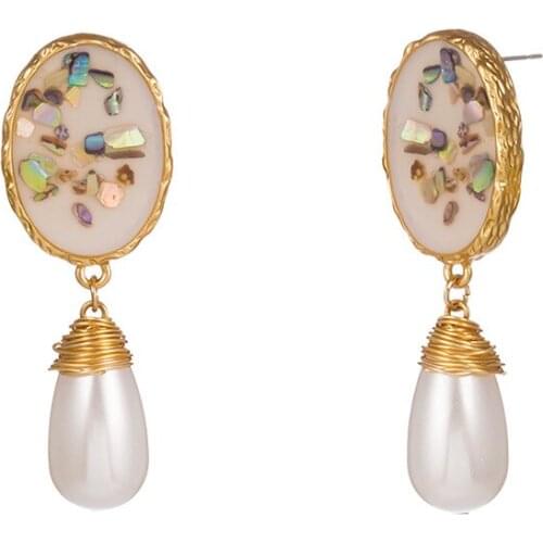 Korean cute small oval Gold Metal Wire braiding piercing stud Earrings For Women Fashion Jewelry girl Friend Gifts dropshipping