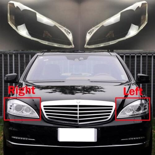Car Lamp Caps For Mercedes-Benz S-Class W221 S280 S300 S350 S500 2011-2013 Headlight Lens Cover Auto Headlamp Lampshade Shell