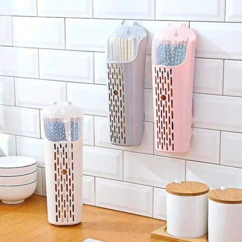Kitchen Holder Storage Box Chopsticks Tube Drain Rack Spoon Bucket Knife Fork Tableware Holder Racks Kitchen Utensil New