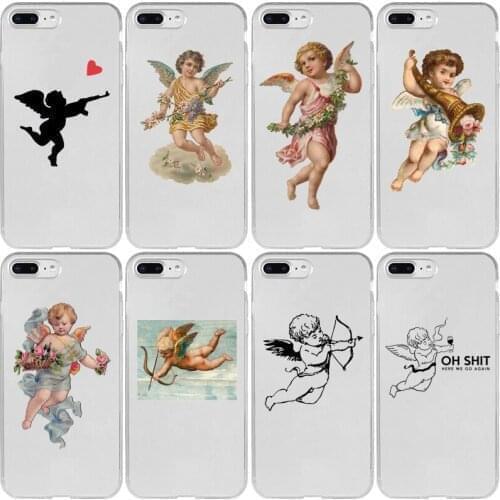 Boy Girl Angel Baby Cover Case for Xiaomi Redmi Note 9 9S 9A 9C 8T 8 7 6 5 4 Pro Max Prime