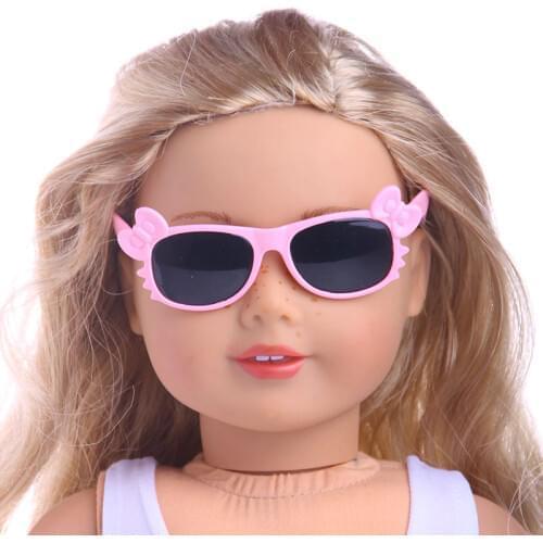 Bowknot Frame Fashion Glasses Fit For Doll 18 inch Accessories