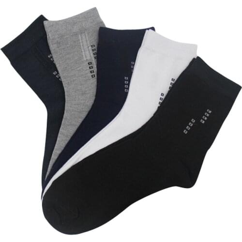 10pcs=5pairs Mens Socks Summer Autumn Fashion Pure Color Business Art Male Short Socks Men Weed Cotton Sock Man Sox Meias Crew