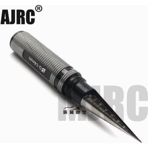 0-14mm scale reaming reamer punching reamer tool reaming hole steel hole RC fitting RC car shell high steel titanium plating