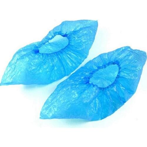 Plastic Waterproof Disposable Shoe Covers Cleaning Shoe Boots Overshoes Protective Overshoes LX2216