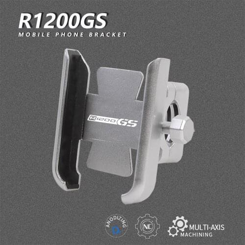 R 1200 GS For BMW R1200GS 2004-2019 2015 2016 2017 2018 Motorcycle CNC Aluminum Handle Bar Mobile Phone Bracket GPS Stand Holder