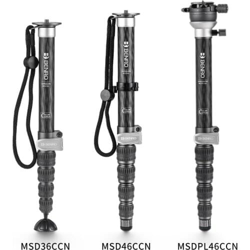 Benro MSD36C / MSD46C / MSDPL46C SLR tripod Camera lens Screw Waterproof Carbon Fiber Monopod