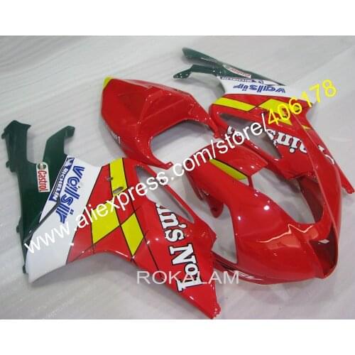 High Quality Painting RSV1000R 03 04 05 06 Fairing For Aprilia RSV 1000R 2003-2006 Red Motorcycle Fairings
