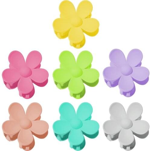 Candy Color Hair Clip High-quality Material Flower Shaped Hairpin Flowers Ladies Hairpin Bow Hairpin Kid Cute Beautiful Hairpin