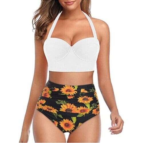Women Sexy Bikinis Set Swimwear Ladies Fashion New Bikini Printed 7 Colors Hot Sale Swimsuit