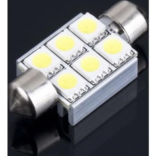 1PC Super White Led 36mm Festoon 5050 SMD 6 LED C5W Car Auto Interior Dome Door Light Lamp Bulb Pathway lighting 12V Work Lamp