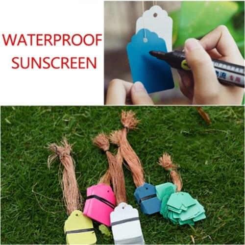 20Pcs Multifunction Gardening Plant Waterproof Tags Flower Vegetable Planting Label Tools DIY Seedlings Labels Hang Mark Tools