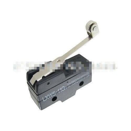 AC 380V DC 220V 3 Screw Terminal Hinge Lever Acuator Micro Limit Switch LXW5-11G1